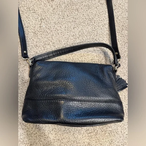 Kate Spade Black Pebble Leather Crossbody Bag - Picture 5 of 5